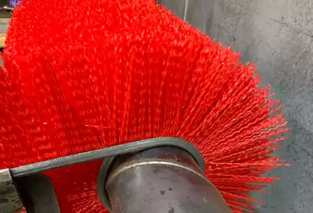 Red Strip Brush - Close up